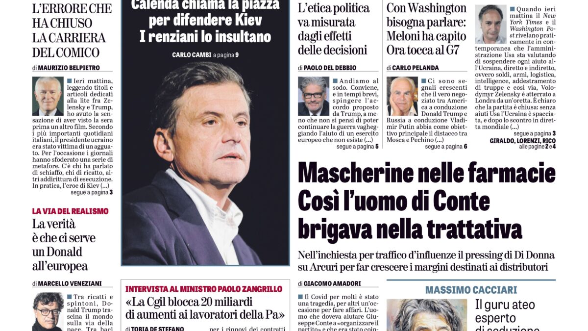 Oggi in edicola