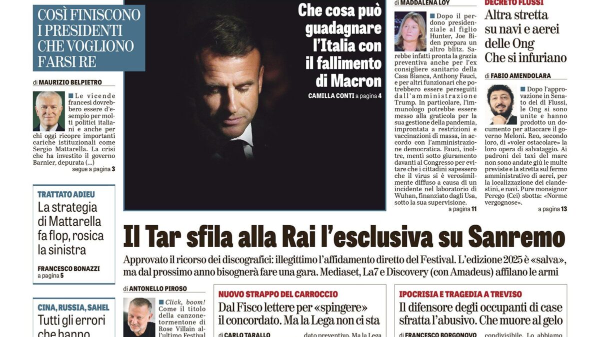 Oggi in edicola
