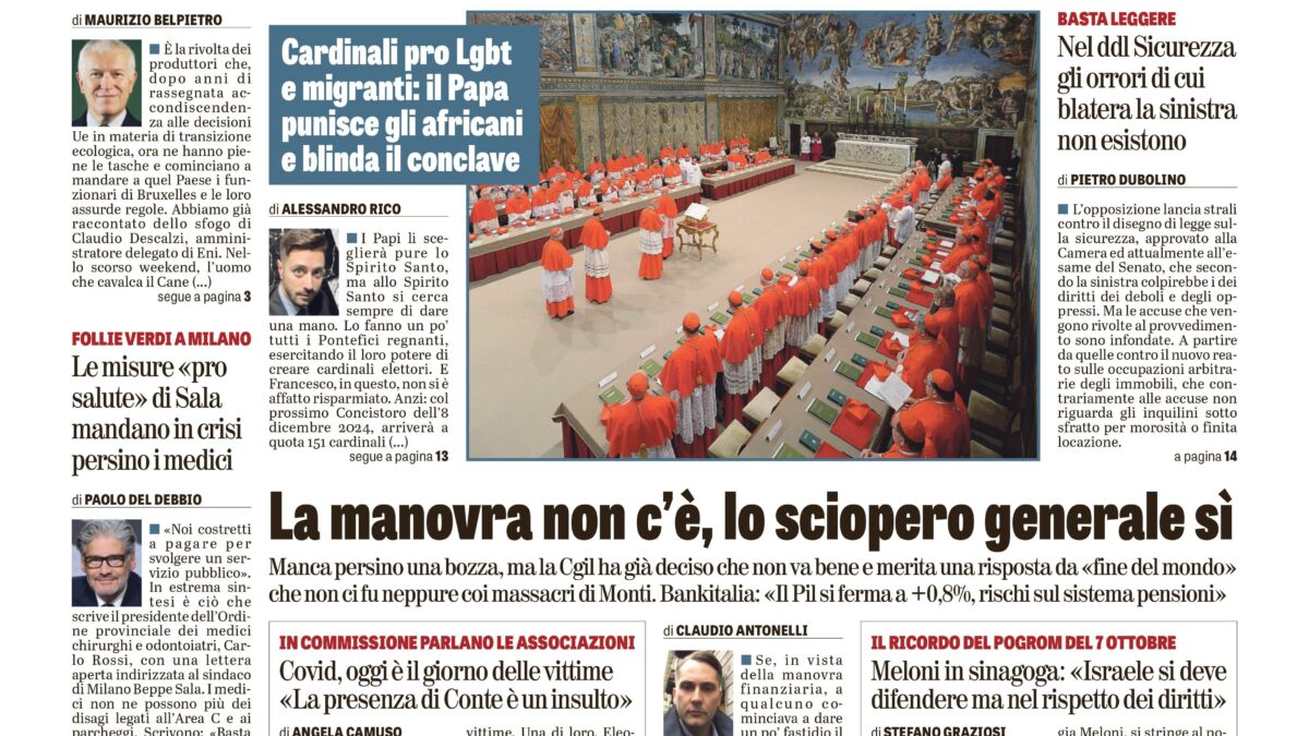 Oggi in edicola