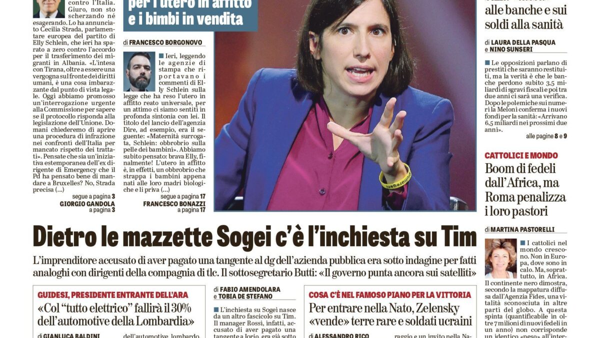 Oggi in edicola