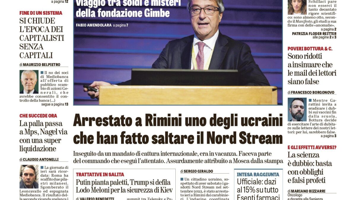 Oggi in edicola