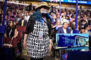 Convention dem: fuori c’è pure il furgone della morte. Aborti e vasectomie al posto del caffè