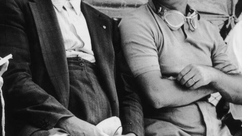 Enzo Ferrari e Alberto Ascari al Gp di Monza del 1950 (Getty Images)