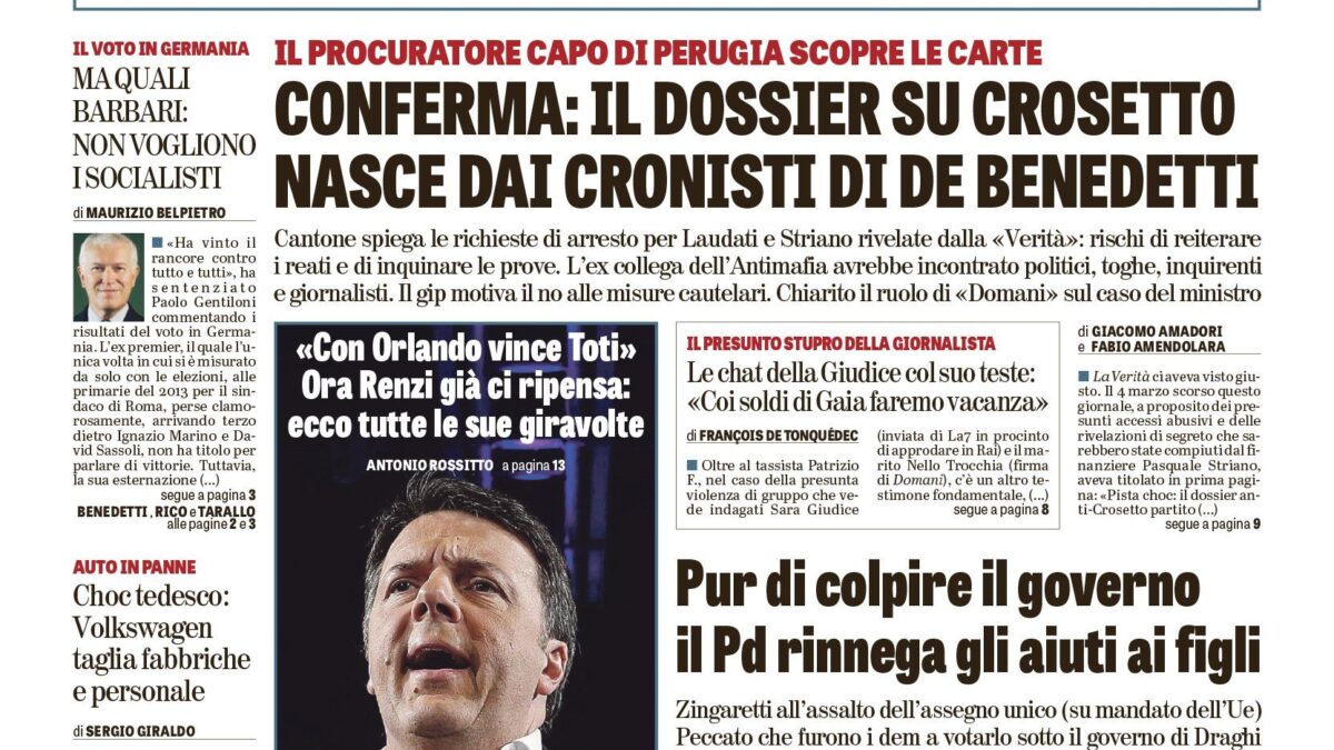 Oggi in edicola
