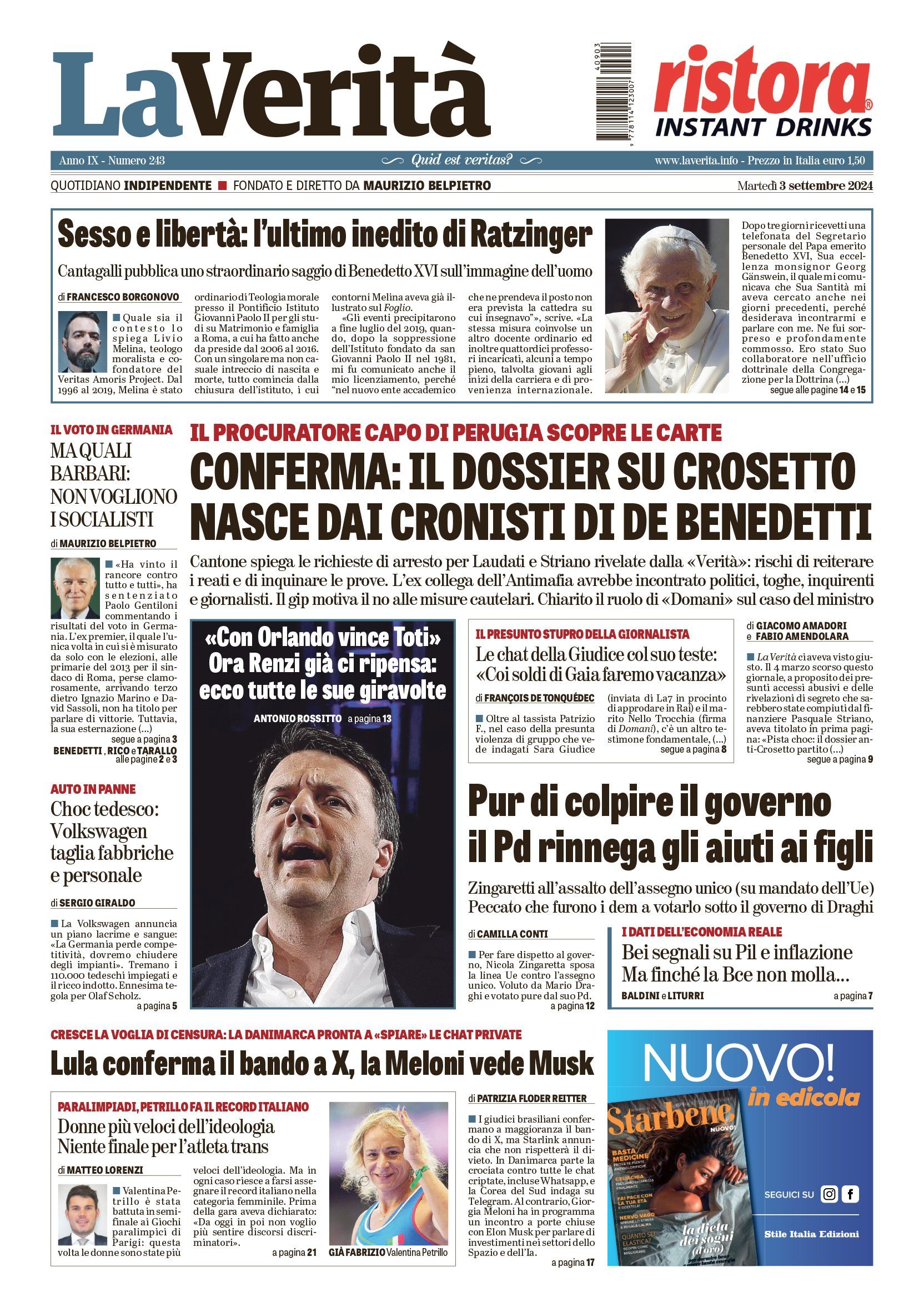 Oggi in edicola