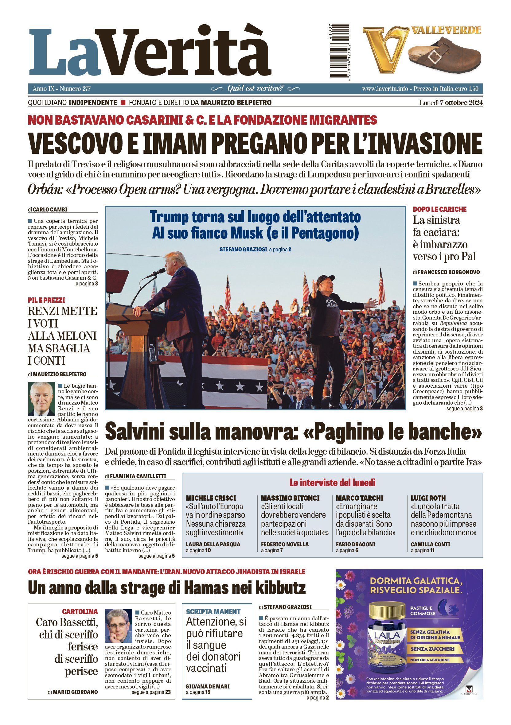 Oggi in edicola