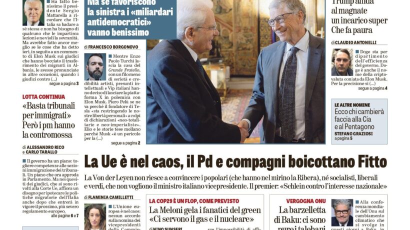 Oggi in edicola