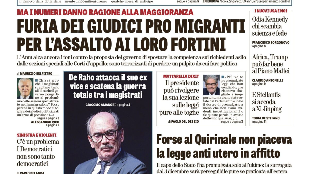 Oggi in edicola