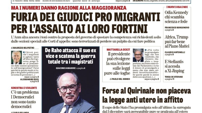 Oggi in edicola