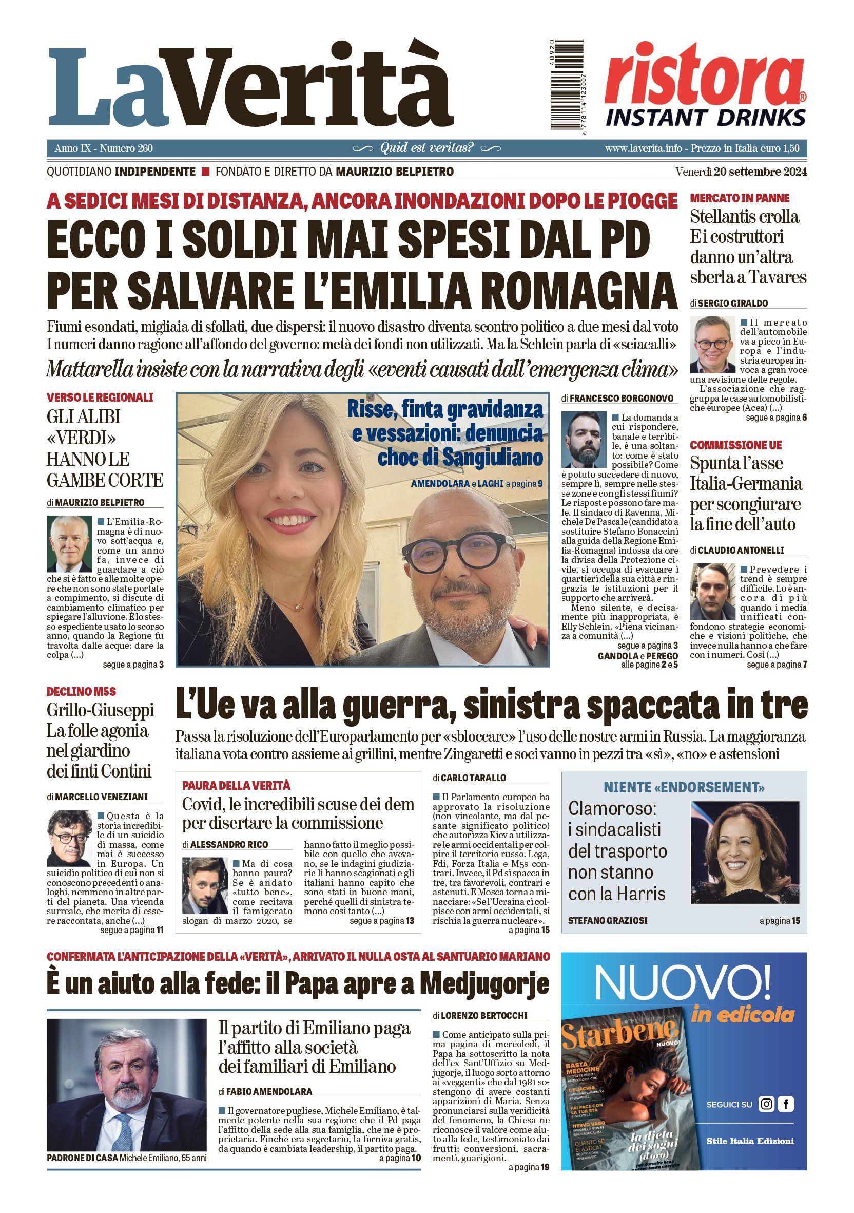 Oggi in edicola