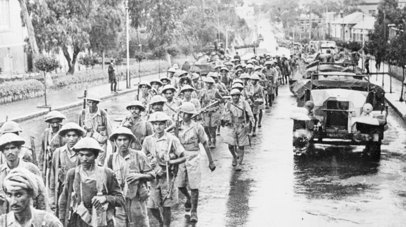 Ingresso delle truppe britanniche a L'Asmara il 1° aprile 1941 (Getty Images)