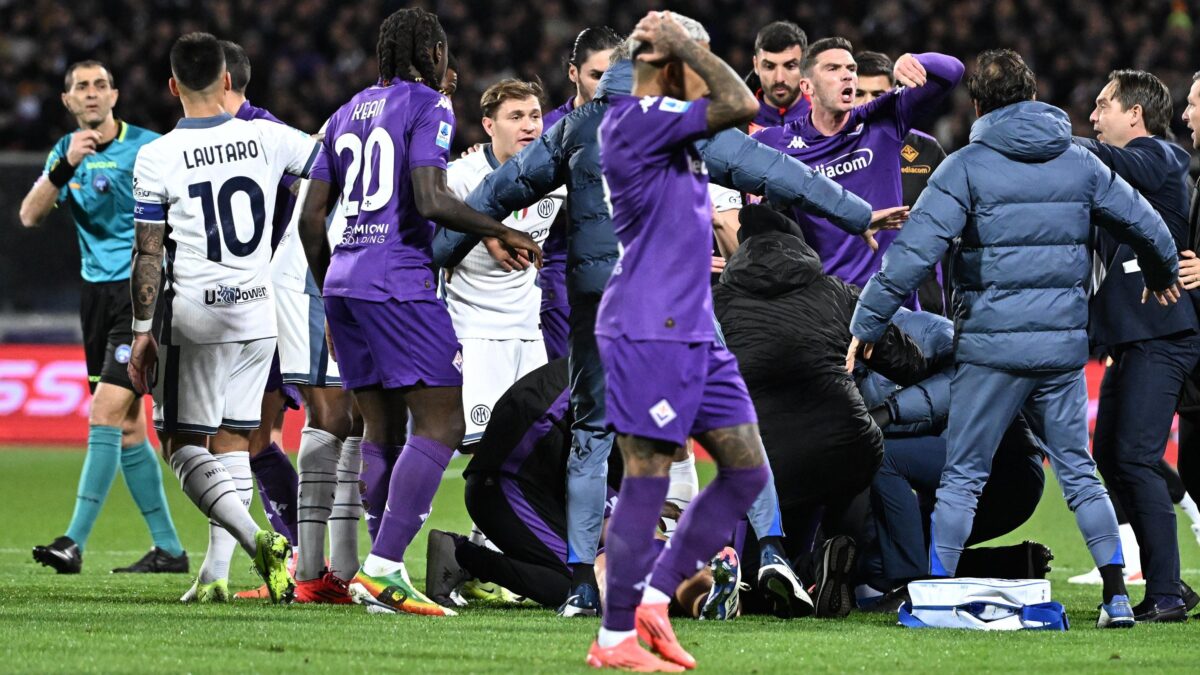 Malore in campo, arresto cardiaco per Bove