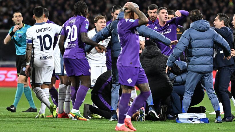 Malore in campo, arresto cardiaco per Bove