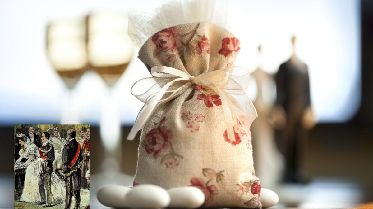Con re «sciaboletta» bomboniere e confetti divennero una moda