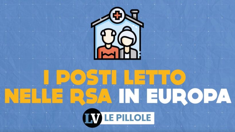 I posti letto nelle Rsa in Europa