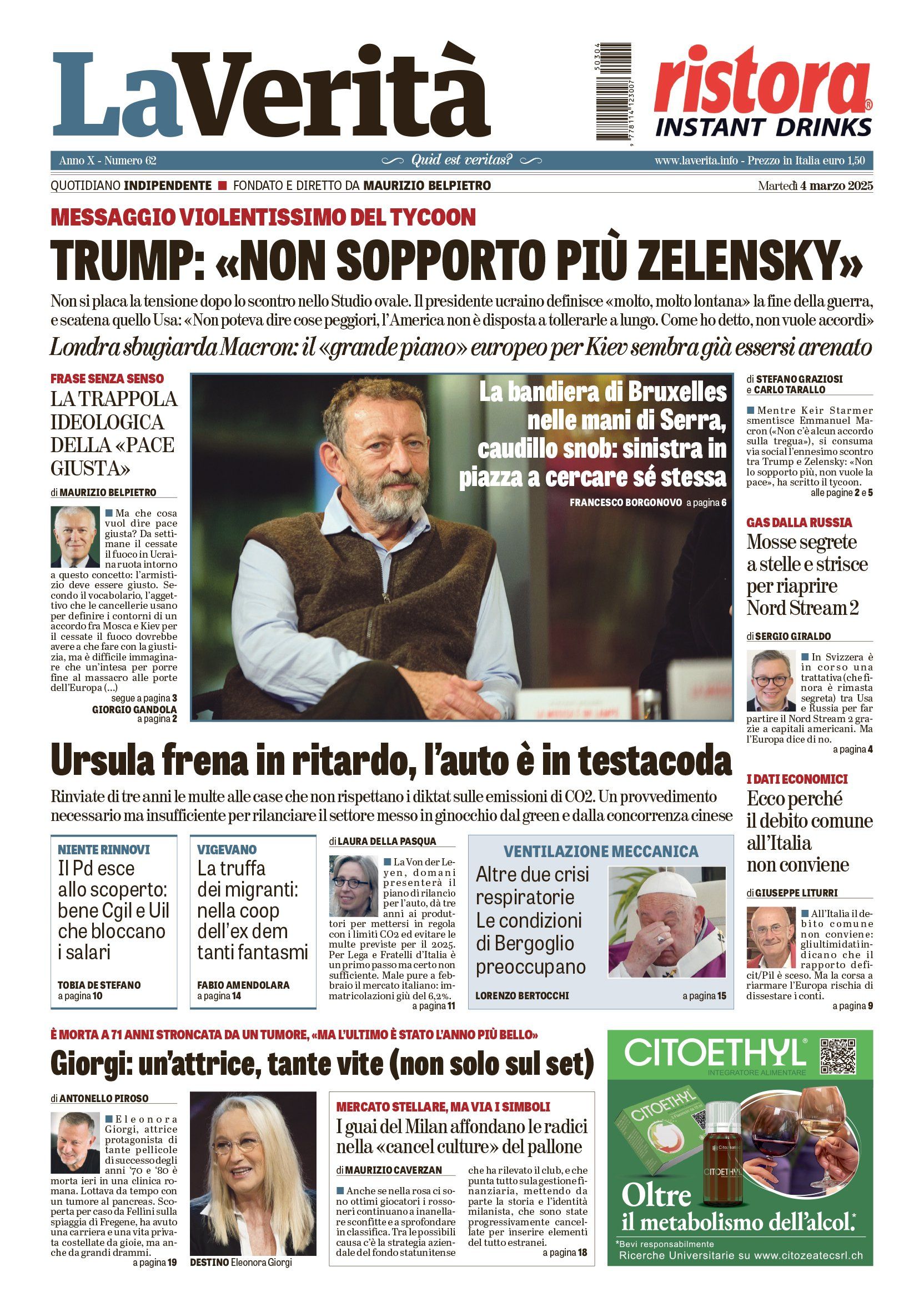 Oggi in edicola