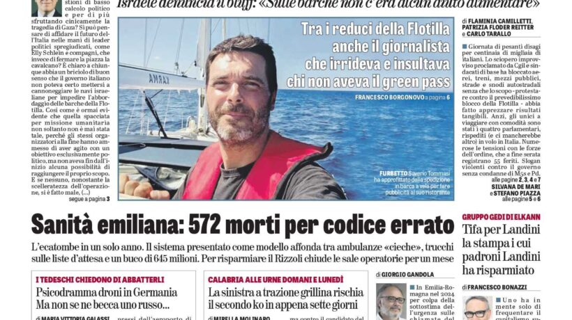 Oggi in edicola