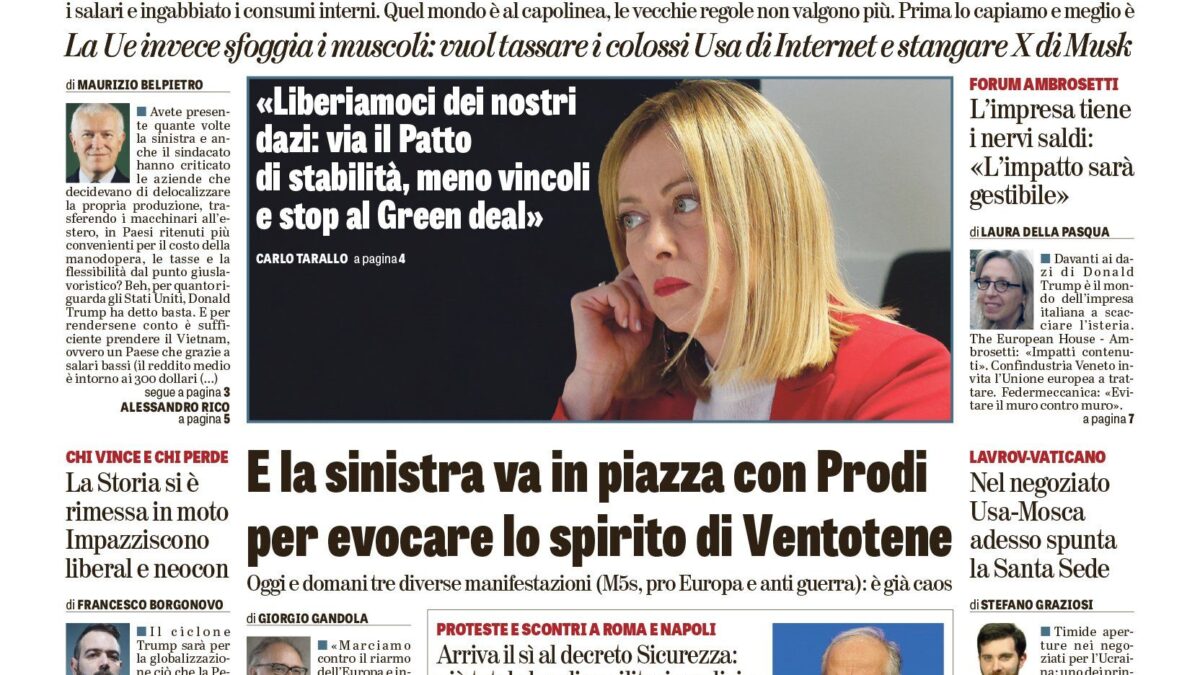 Oggi in edicola