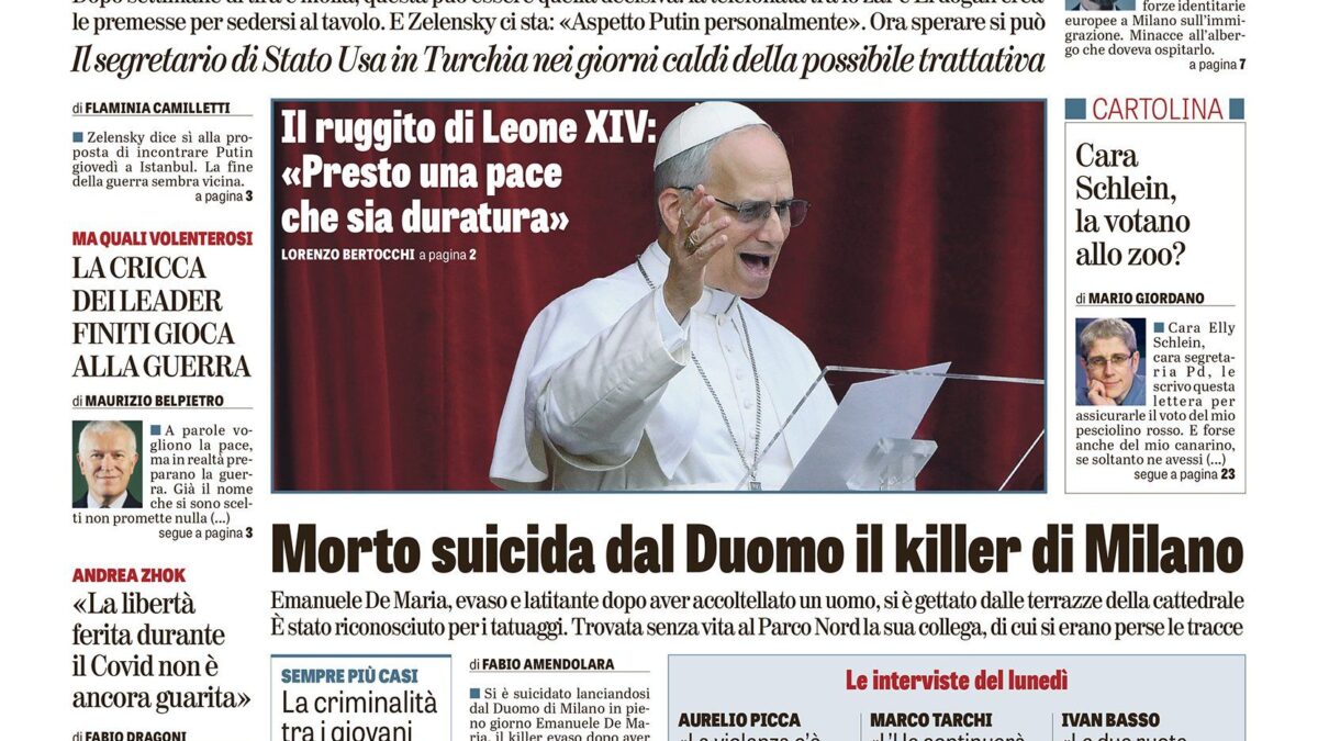 Oggi in edicola