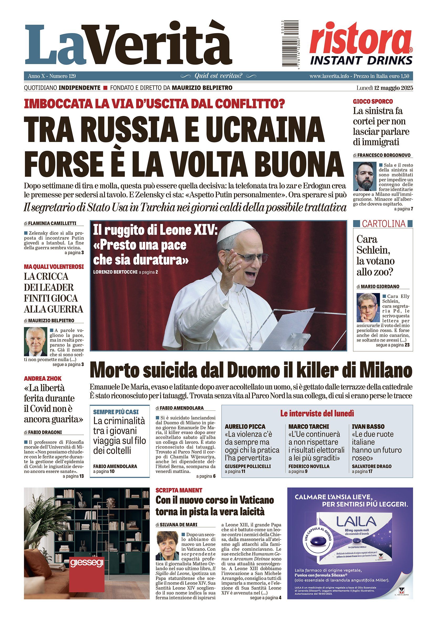 Oggi in edicola