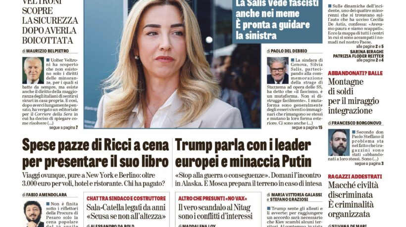 Oggi in edicola
