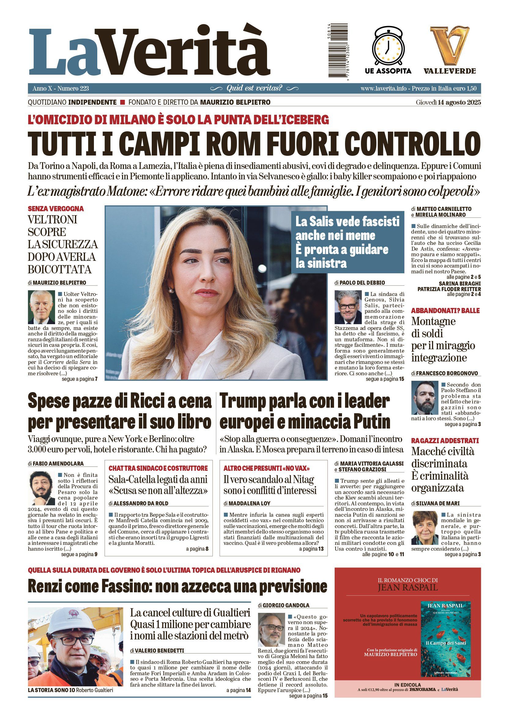 Oggi in edicola