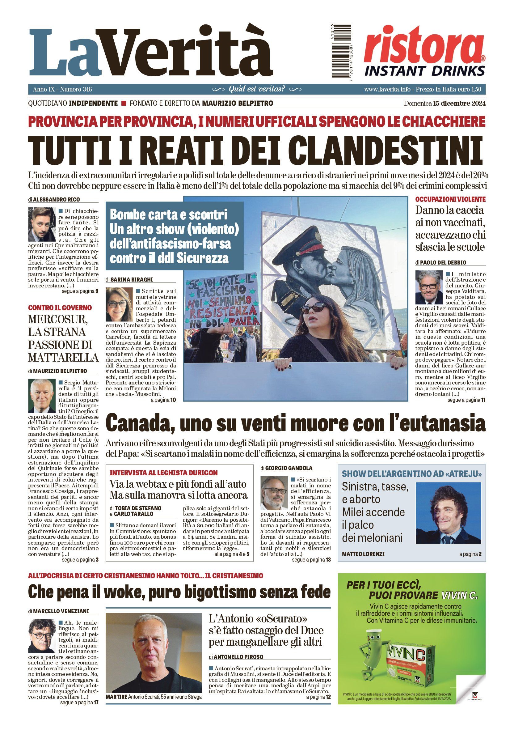 Oggi in edicola