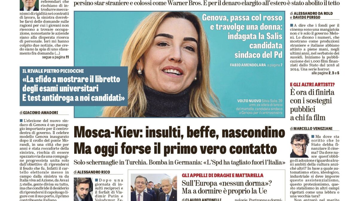 Oggi in edicola