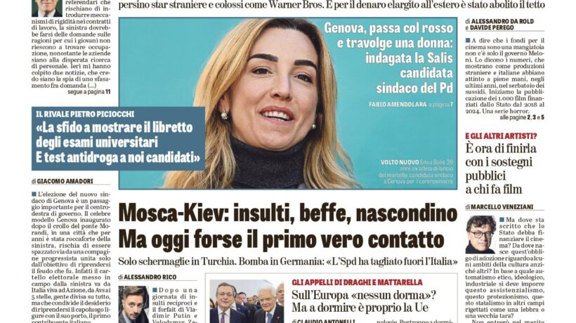 Oggi in edicola