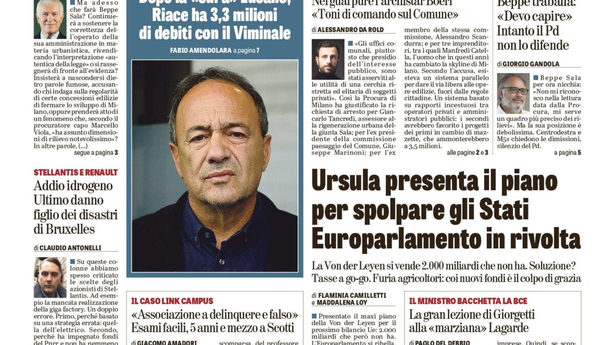 Oggi in edicola
