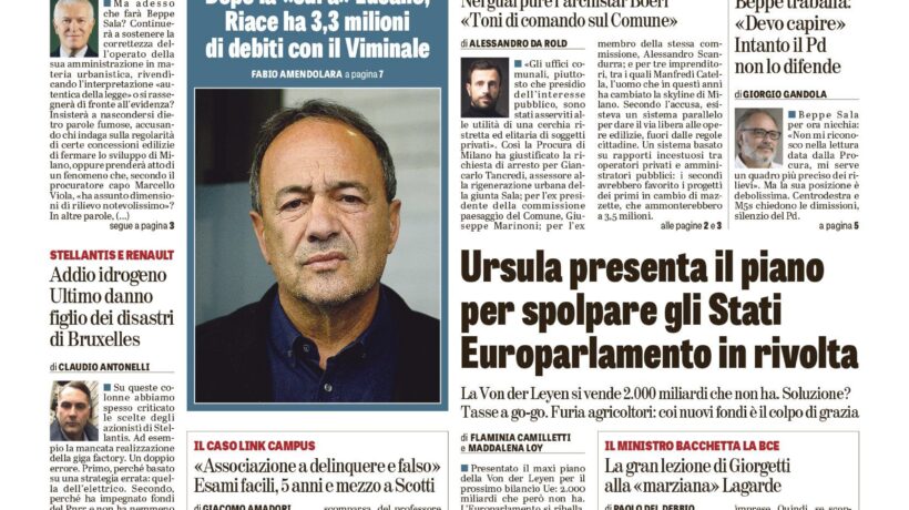 Oggi in edicola