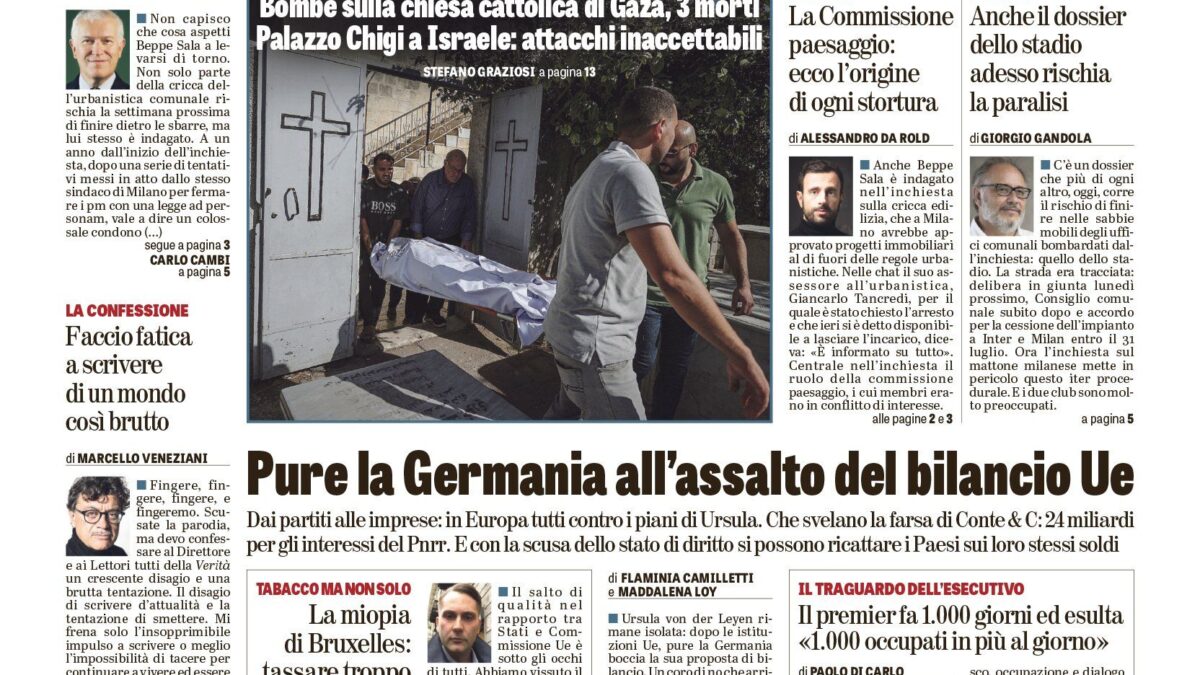 Oggi in edicola