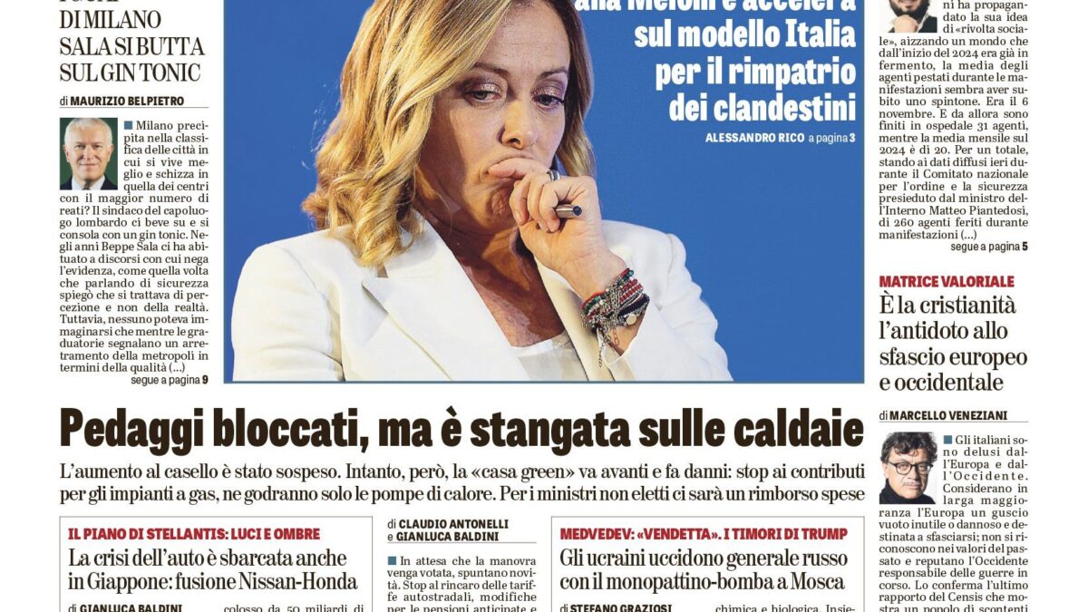 Oggi in edicola