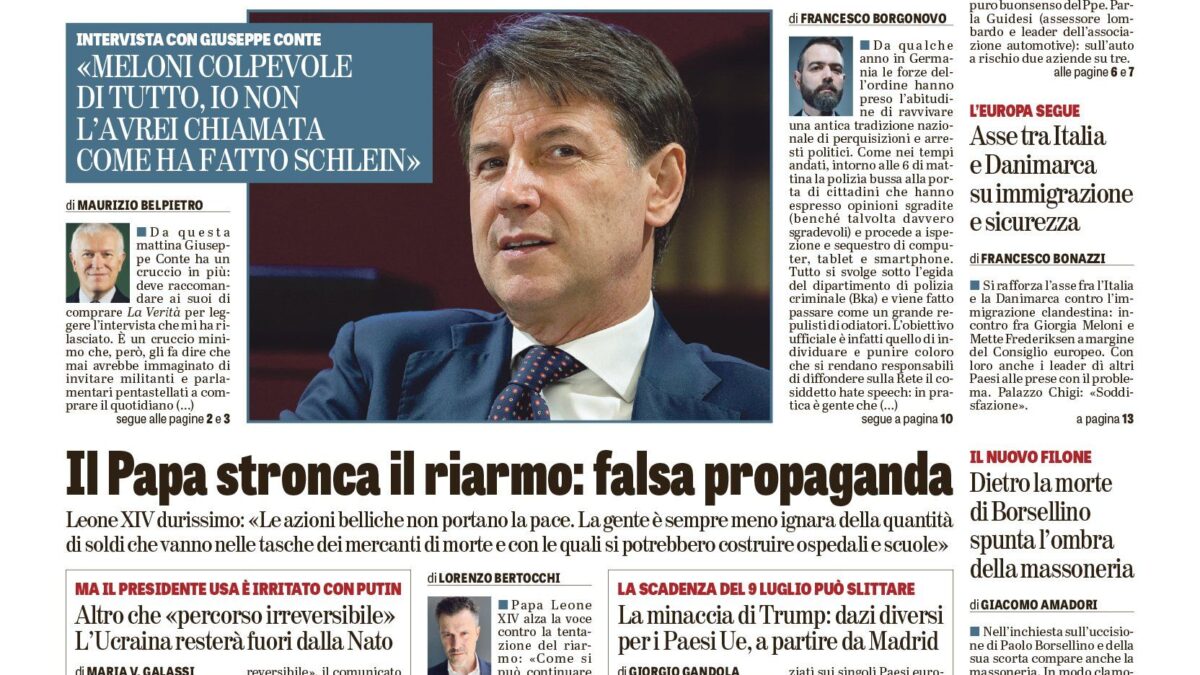 Oggi in edicola