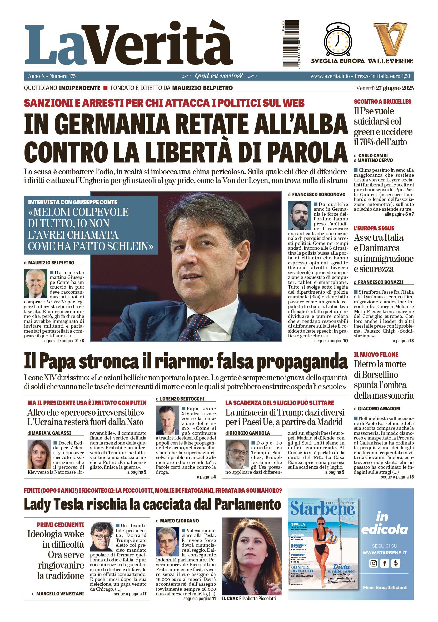Oggi in edicola
