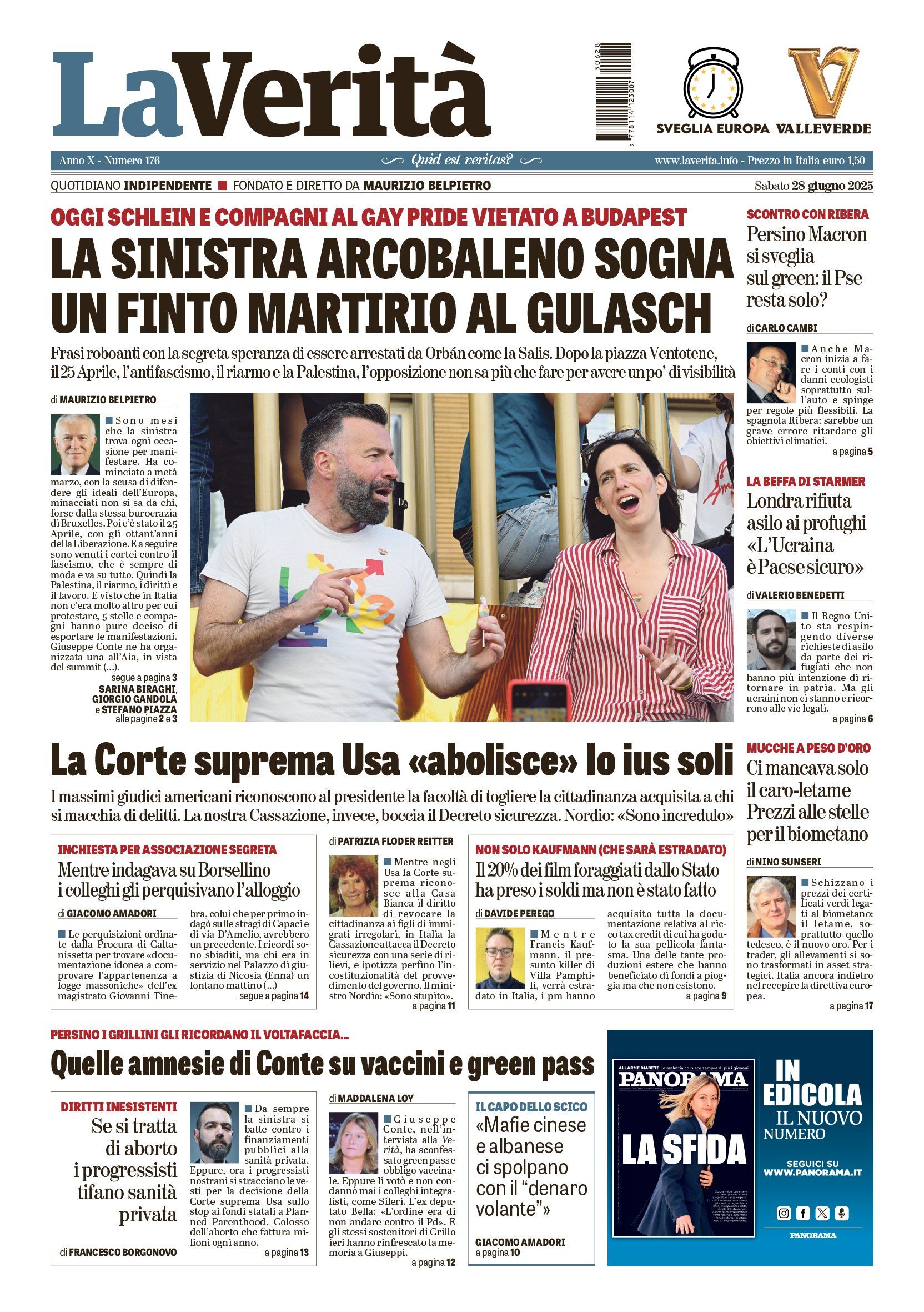 Oggi in edicola