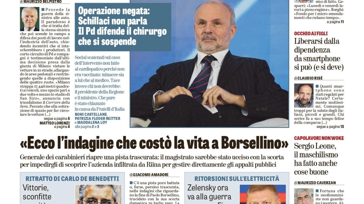 Oggi in edicola