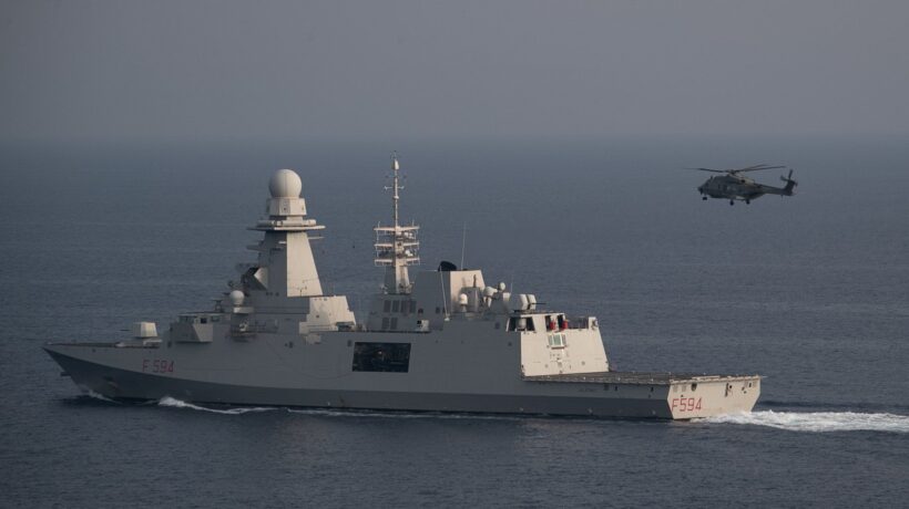 La FREMM «Alpino» ha 168 membri di equipaggio e raggiunge i 27 nodi (US Navy)
