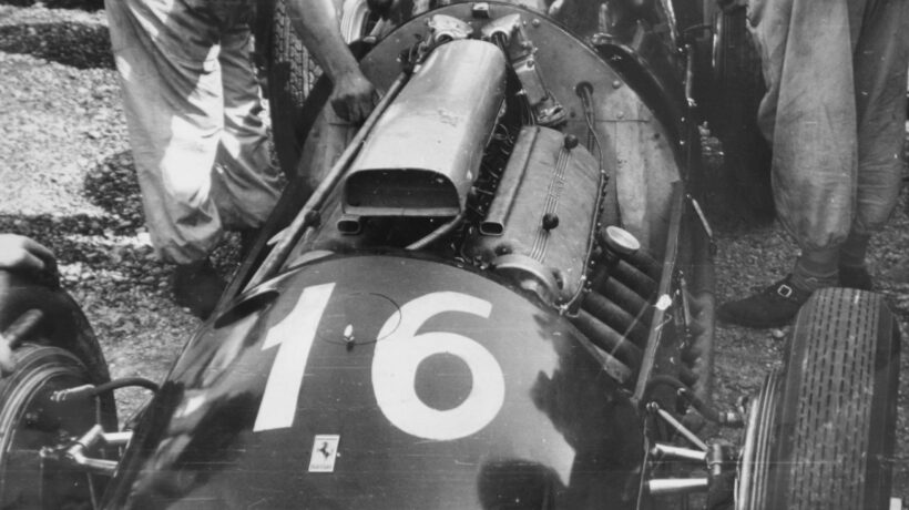 La Ferrari 375 F1 a Monza il 3 settembre 1950 (Getty Images)