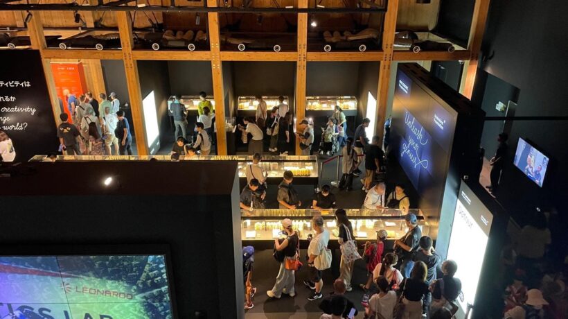 Visitatori della mostra moleskine