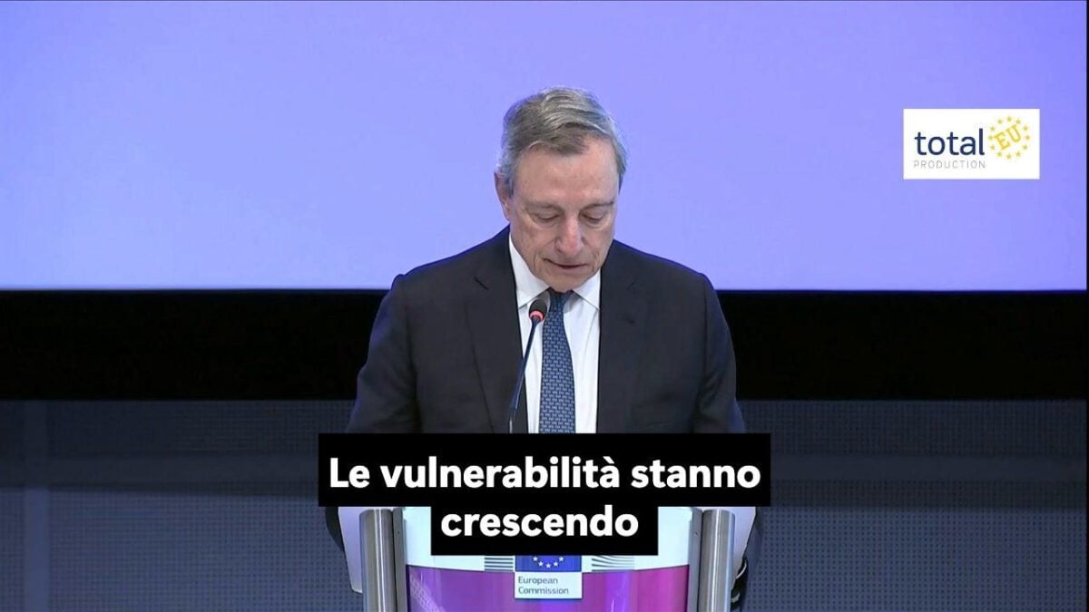 Draghi celebra il funerale della Ue e propone l’alleanza dei volenterosi