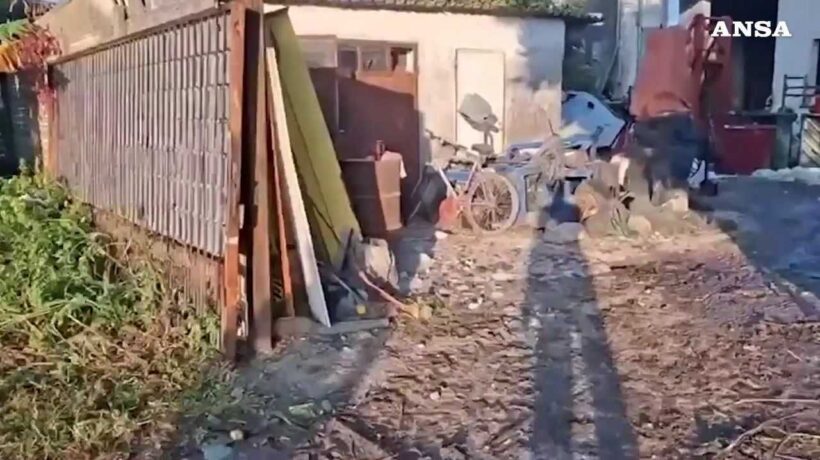 Il luogo dell’esplosione nel Veronese nelle immagini dei Carabinieri