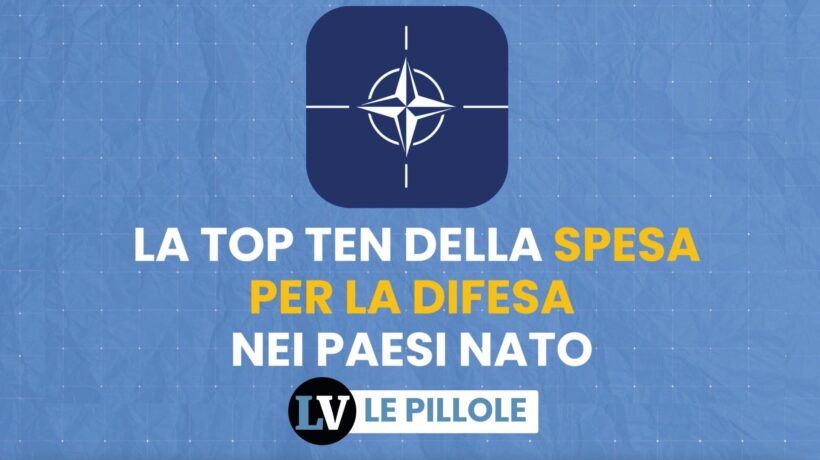 La top ten della spesa per la difesa nei Paesi Nato