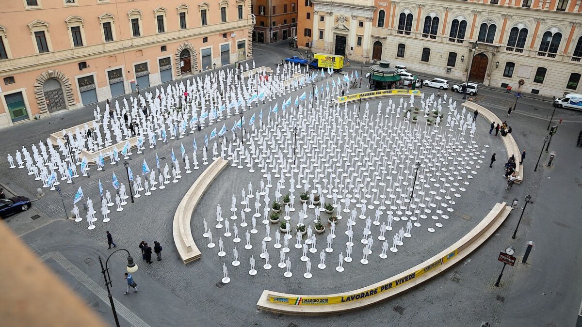 L’anno scorso le morti sul lavoro sono state 1029