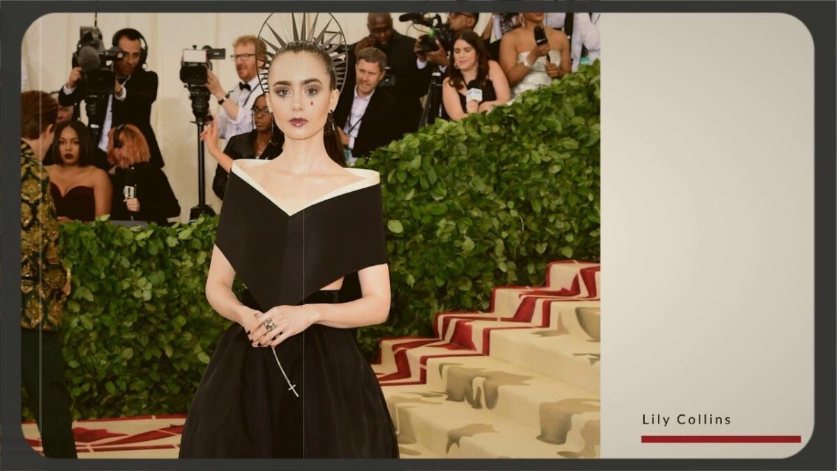 Al Met 2018 le star omaggiano papi e martiri. Per la star di Sex and the City, il presepe si porta in testa