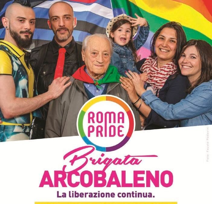 L’ultima pagliacciata dei partigiani:«brigata arcobaleno» al Gay pride