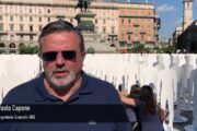 «Fermiamo le vittime del lavoro». L’Ugl in piazza con 1.029 sagome per ricordare le morti bianche del 2017
