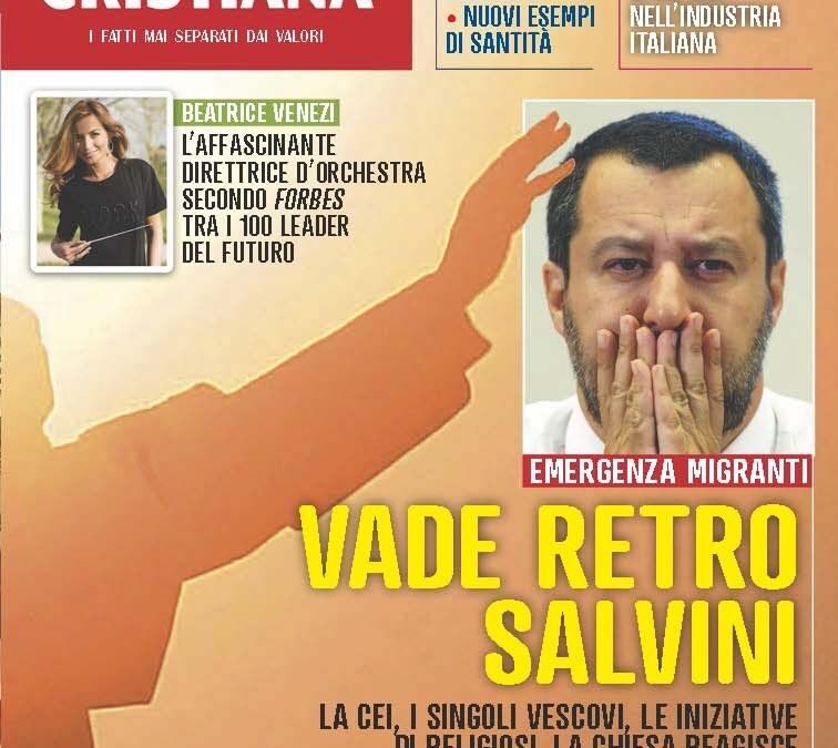 Per «Famiglia Cristiana» Salvini è come Satana