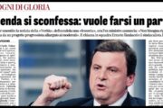 Calenda se la prende con noi, ma o lui o un omonimo continuano a rilasciare interviste che confermano La Verità