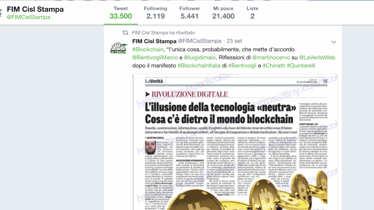 Il sindacato «ruba» il lavoro dei giornalisti